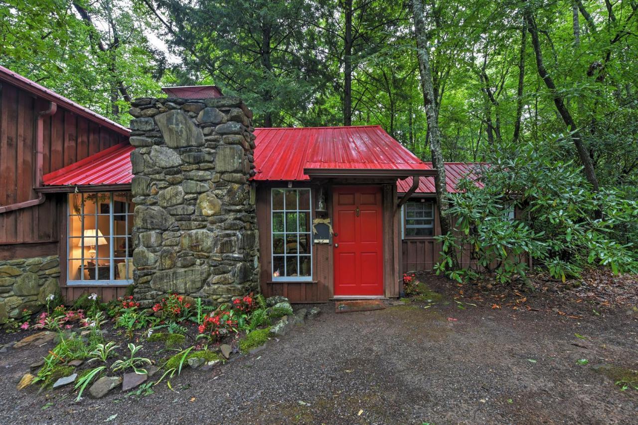 Serene Creekside Cottage Near Asheville Fire Pit Candler Екстер'єр фото