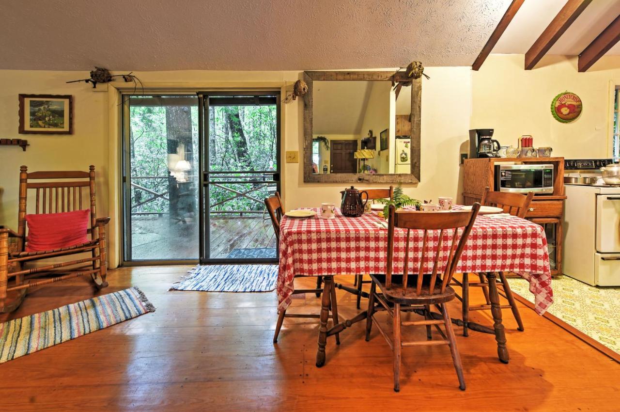 Serene Creekside Cottage Near Asheville Fire Pit Candler Екстер'єр фото