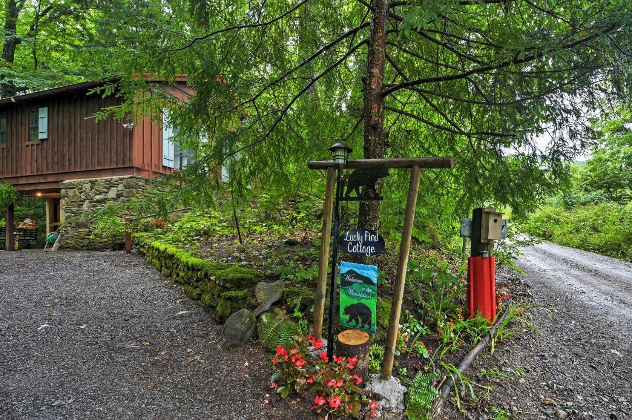 Serene Creekside Cottage Near Asheville Fire Pit Candler Екстер'єр фото
