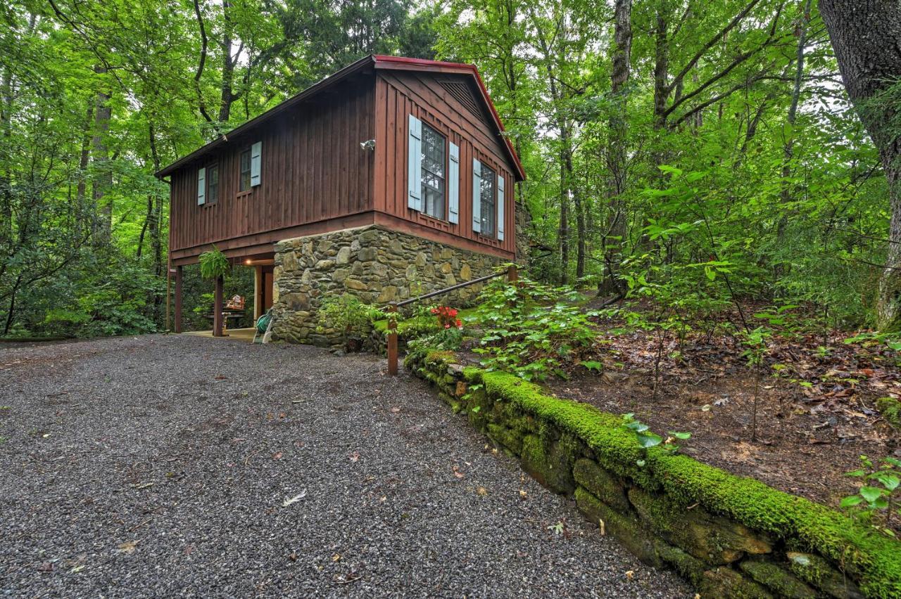 Serene Creekside Cottage Near Asheville Fire Pit Candler Екстер'єр фото